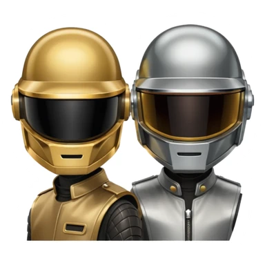 daft punk realistic sticker