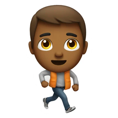 Run away from problems sticker