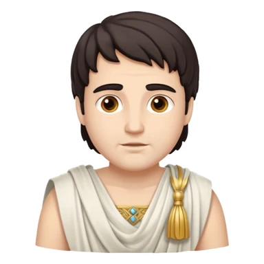 white ancient greek people sticker