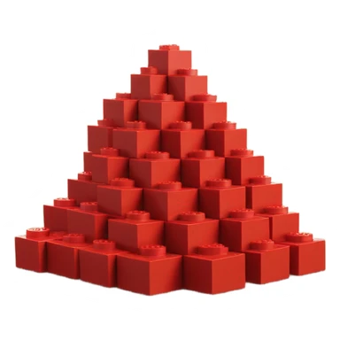 pile of red brickspile of lego bricks sticker