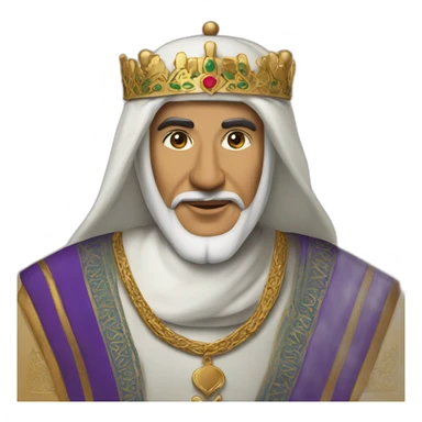 Le roi mohammed 5 du maroc sticker