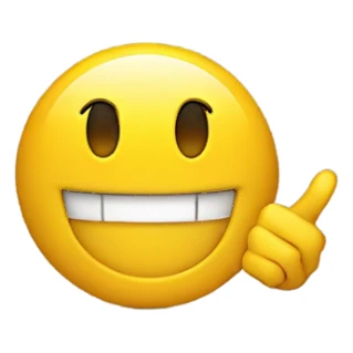 Smiley face plus middle finger emoji sticker