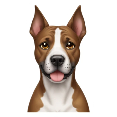 Dog American staff sticker