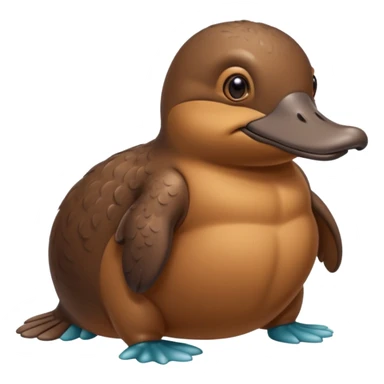 Fatty the platypus sticker