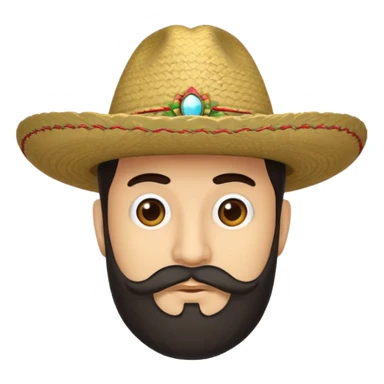 Un señor con sombrero y barba al estilo culiacan  sticker