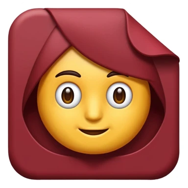 Kulaklık bordo sticker