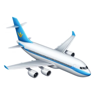 Plane landing sticker