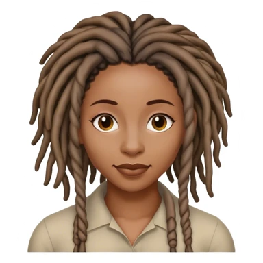 Black woman with locs mouth watering  sticker