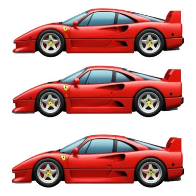 ferrari f40 sticker