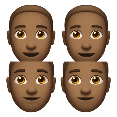 face emojis and with one hand to the left vertically and the same on the other side sticker