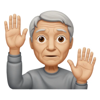 Hii hand + face sticker