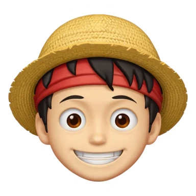 Create luffy emojis sticker