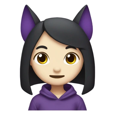 purple kuromi sticker