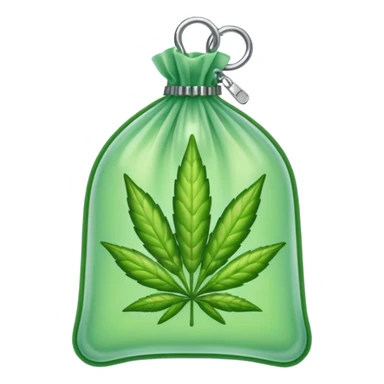 weed bud pack zip transparent sticker