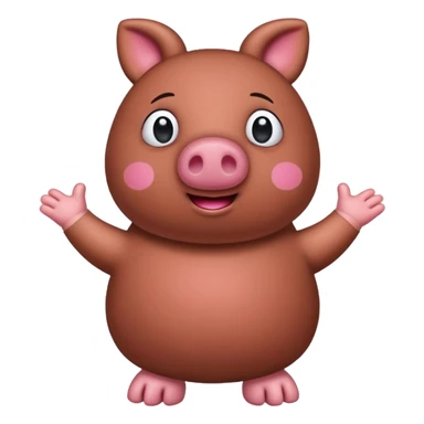 pepa pig kaka gedaan sticker