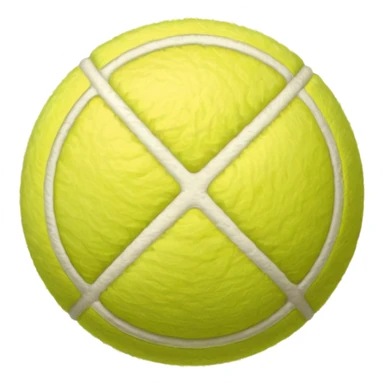 tennis ball with female gender sign sticker