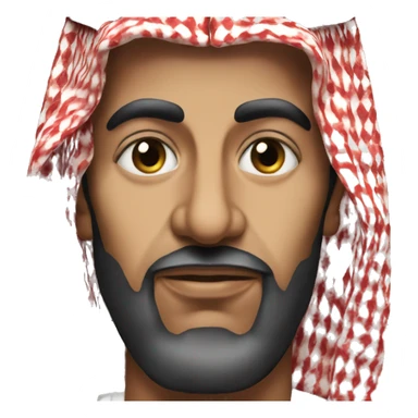 photorealistic  Faisal King of Saudi Arabia serious sticker