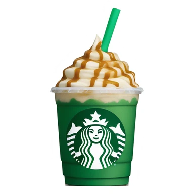 starbucks caramel frappuccino  sticker