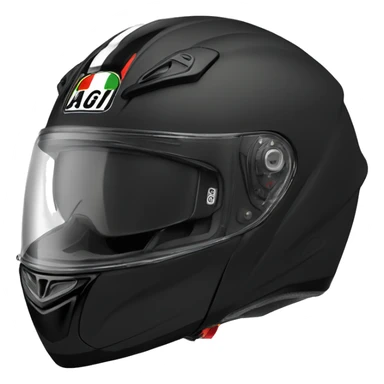 Casque moto AGV noir sticker