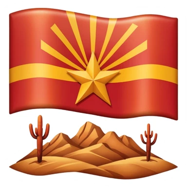 arizona flag sticker