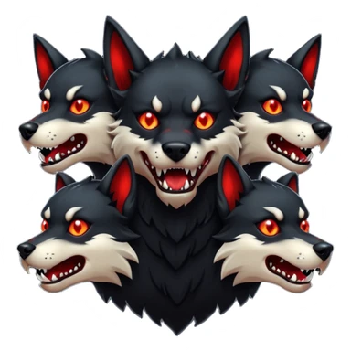 Cerbero perro de tres cabezas  sticker