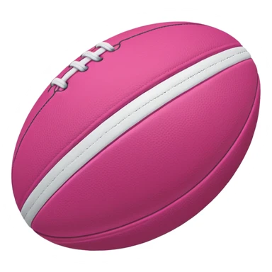 Rugby pink ball sticker