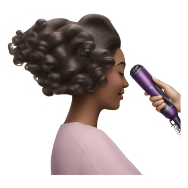 Dyson air wrap curls sticker