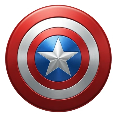 captain america shield emoji 3d sticker