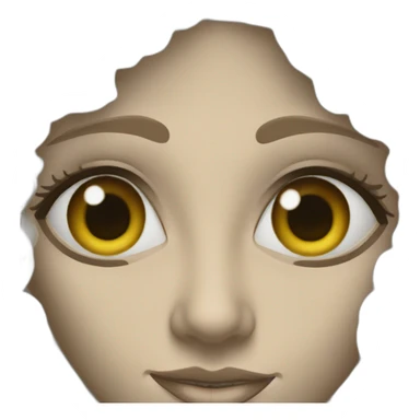 a Renaissance woman 3 eyes sticker