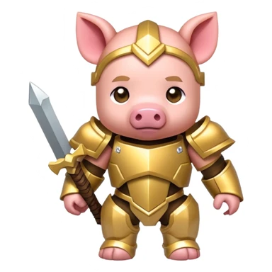 Minecraft baby Piglin sticker