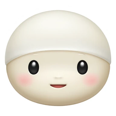 white mochi sticker