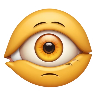 Eye twitch emoji sticker