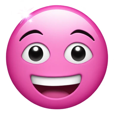 The word yay with pink sparkles sticker