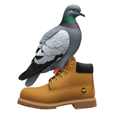New York pigeon Yankee fitted and timberlands sticker