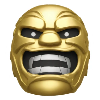 Leon's Wrestling Federation Men's Champion Belt gold sticker