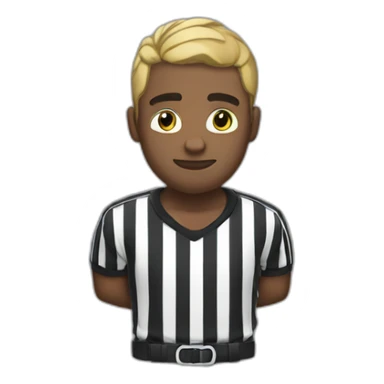 guy with juventus shirt handcuffed sticker