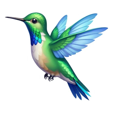 Un colibrí sorprendido  sticker