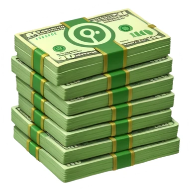 wifi money bill stack sticker