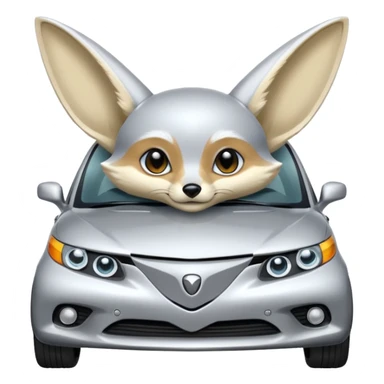 fennec car sticker