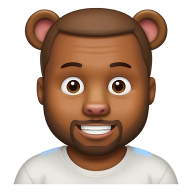kanye west bear man sticker