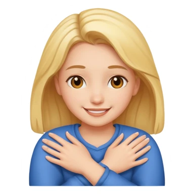 Hug with buty ghirl sticker