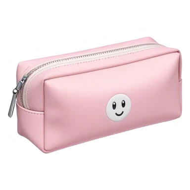 Light pink and white pencil case sticker