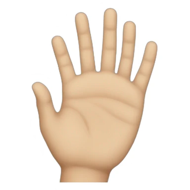 Hand stopping sticker