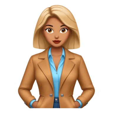 Modelo fashion estilo Mujer gigante sticker