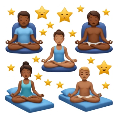 craeate me a series of emojis for those excersises:

Nose
Sit
Lay down
Spin
Focus
Drop
Walk next to me sticker