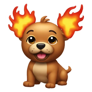 Big bow bink with fire In the background sticker