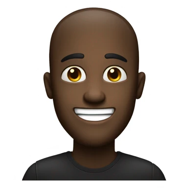 make a person who is smilling with eyes that looks like coke zero its doing a thumbs up sticker