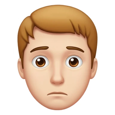 don't know guy from ios, but with sad face sticker