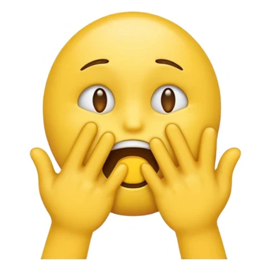 Create an emoji choking itself with hands sticker