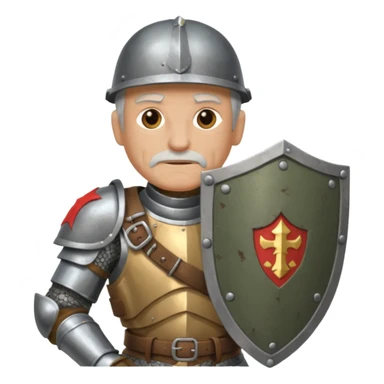 Kalkan Taşıyan eski asker sticker